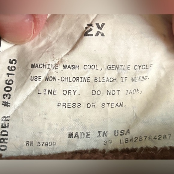 Denali Vintage Reversable Fleece Jacket with Deer Nature Motif - Picture 11 of 12